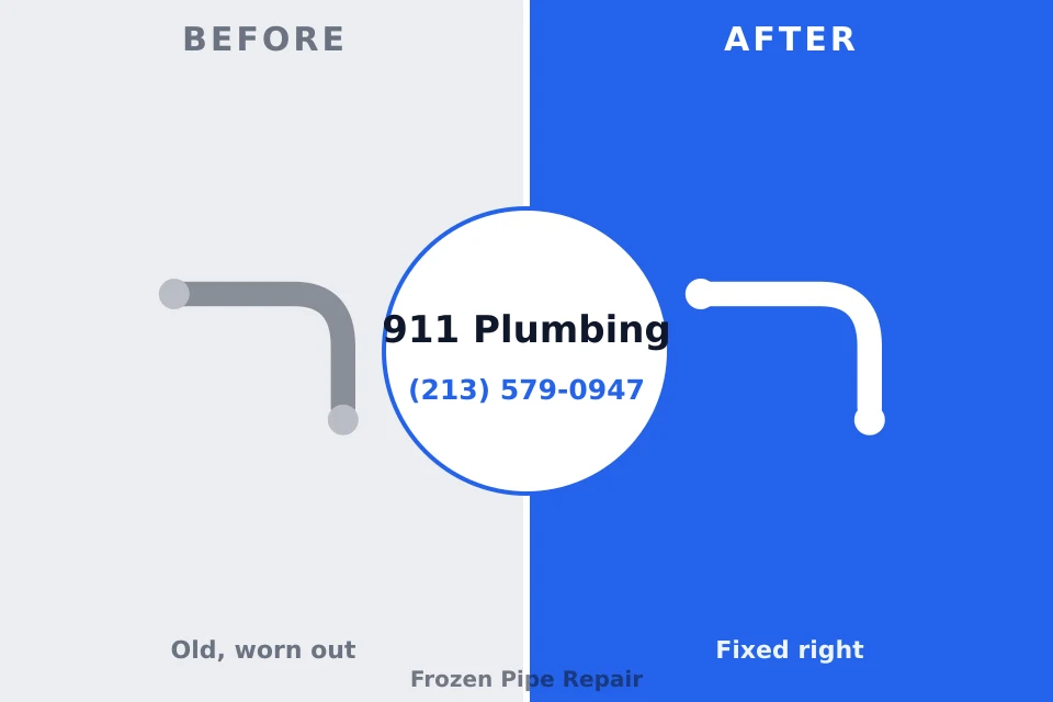 Before and after: plumbing company Mishicot, WI